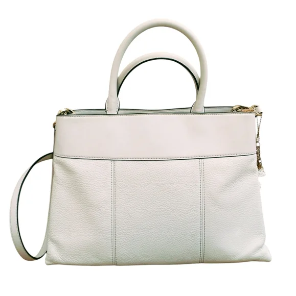 Michael Kors Gramercy (100% Leather) White/Cream Large Crossbody Bag. - Picture 8 of 13